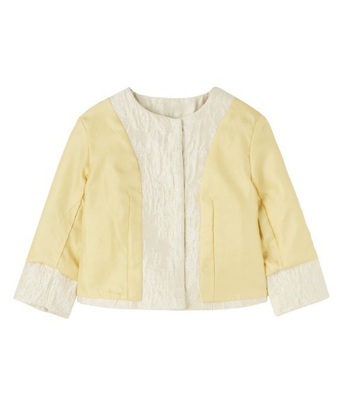 JENNE（ジェンヌ）の「ジャガードクラシカルジャケット（その他アウター・レディース・ブラック/アイボリー・MEDIUM/SMALL/LARGE）」の20枚目の写真