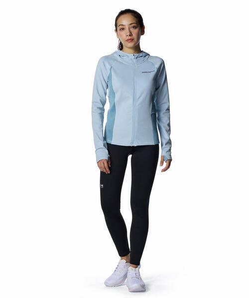 UNDER ARMOUR(アンダーアーマー)の「UAコールドウェザー プロ フルジップ フーディー(トレーニング/レディース)(その他トップス・レディース・ブルー系・L/M/S/XL)」の3枚目の写真