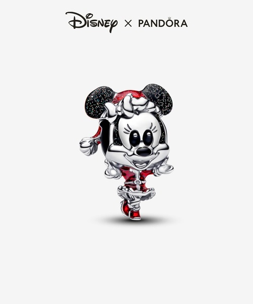 ディズニー ミニーマウス ホリデー チャーム（チャーム）｜Pandora