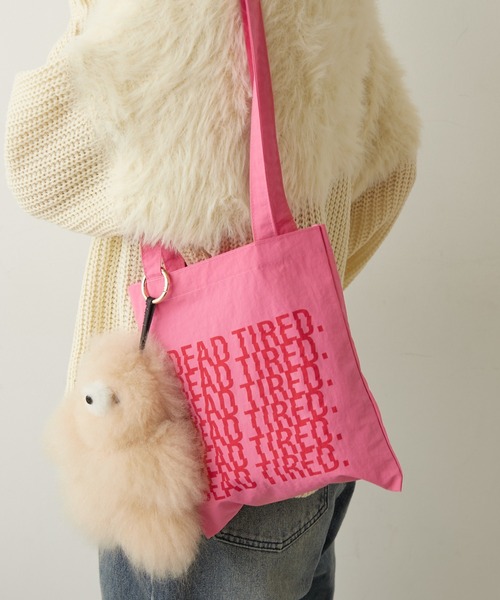 COLONY 2139（コロニートゥーワンスリーナイン）の「ナイロンロングハンドルミニトートバッグ（トートバッグ・レディース・シルバー/レッド/ピンク/パープル・FREE）」の3枚目の写真