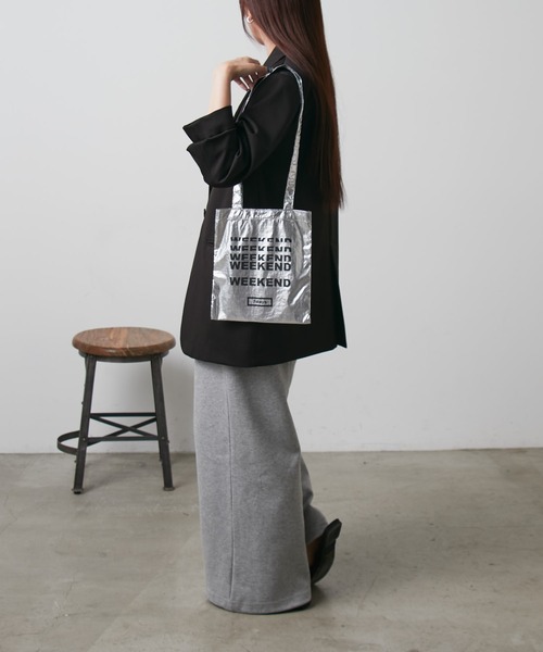 COLONY 2139（コロニートゥーワンスリーナイン）の「ナイロンロングハンドルミニトートバッグ（トートバッグ・レディース・シルバー/レッド/ピンク/パープル・FREE）」の17枚目の写真