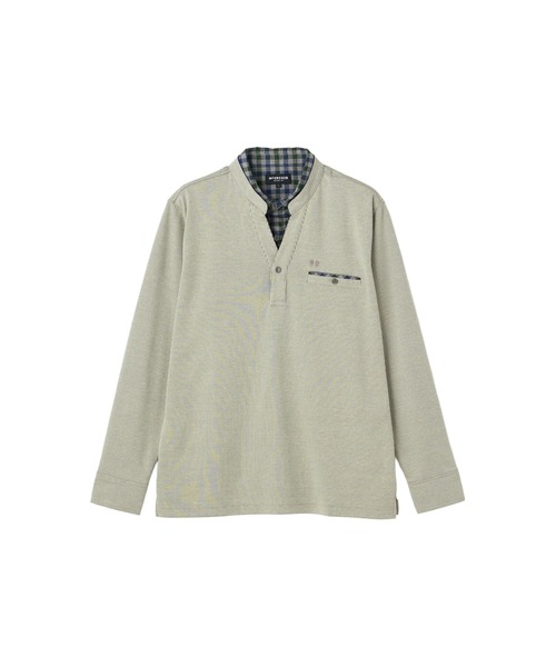 McGREGOR(マックレガー)の「ストライプ長袖ポロ(ポロシャツ・メンズ・ワイン/ナチュラル/ネイビー・M/L/XL)」の9枚目の写真