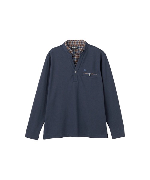 McGREGOR(マックレガー)の「ストライプ長袖ポロ(ポロシャツ・メンズ・ワイン/ナチュラル/ネイビー・M/L/XL)」の10枚目の写真