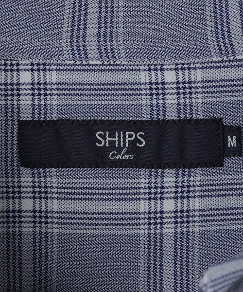 SHIPS Colors（シップス カラーズ）の「SHIPS Colors:ネル ボタンダウン シャツ（シャツ/ブラウス・メンズ・ダークブルー/ネイビー/ブラック・X-LARGE/LARGE/MEDIUM）」の10枚目の写真