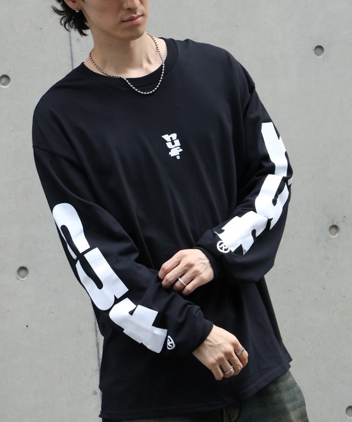 HUF(ハフ)の「【HUF/ハフ】MEGABLAST L/S TEE/アートワークデザイン ロングスリーブTシャツ(Tシャツ/カットソー・メンズ・ブラック/ホワイト・S/M/L/XL)」の2枚目の写真