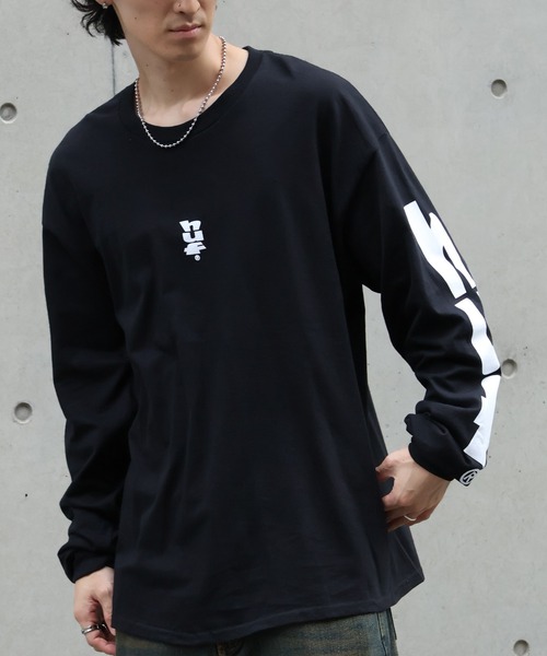 HUF(ハフ)の「【HUF/ハフ】MEGABLAST L/S TEE/アートワークデザイン ロングスリーブTシャツ(Tシャツ/カットソー・メンズ・ブラック/ホワイト・S/M/L/XL)」の5枚目の写真