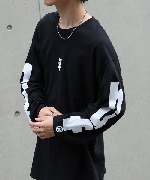 HUF(ハフ)の「【HUF/ハフ】MEGABLAST L/S TEE/アートワークデザイン ロングスリーブTシャツ(Tシャツ/カットソー・メンズ・ブラック/ホワイト・S/M/L/XL)」の3枚目の写真