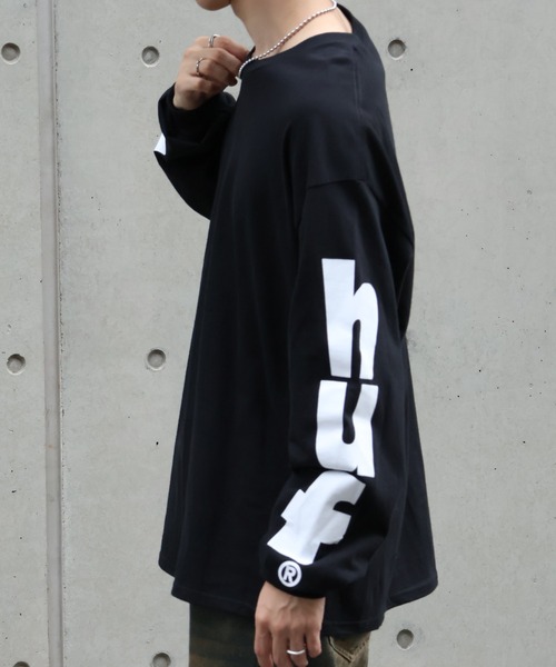 HUF(ハフ)の「【HUF/ハフ】MEGABLAST L/S TEE/アートワークデザイン ロングスリーブTシャツ(Tシャツ/カットソー・メンズ・ブラック/ホワイト・S/M/L/XL)」の6枚目の写真