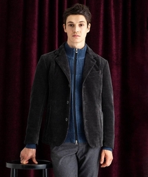 MK MICHEL KLEIN HOMME  | 【大人の艶感/４サイズ展開/ストレッチ】ワッフルモールコンバーチブルジャケット(テーラードジャケット)