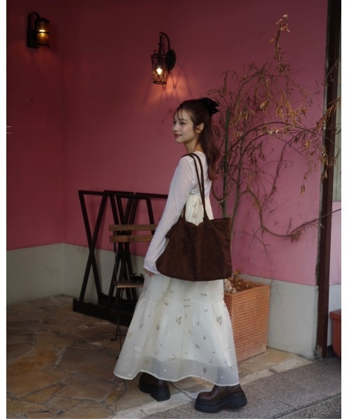 JUMELLE（ジュメロ）の「ティアードキャミドレス（ワンピース・レディース・ブラック/ベージュ・FREE）」の18枚目の写真