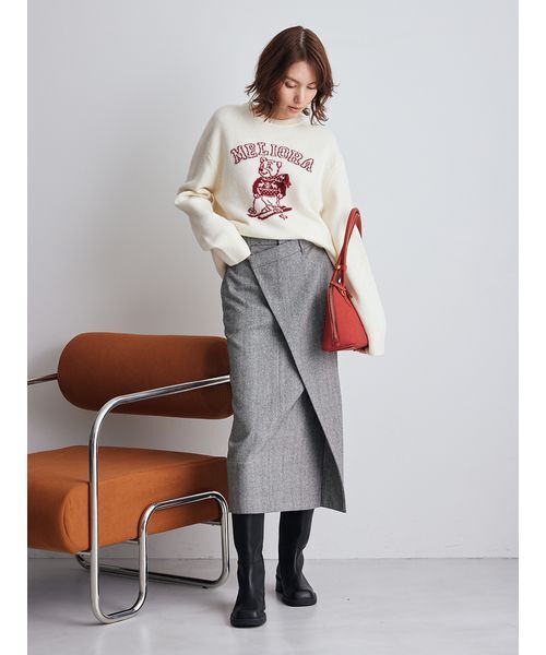 セール】アシメストレートスカート（スカート）｜Mila Owen（ミラ