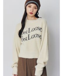 MURUA | ミニシャギーロゴニット(ニット/セーター)