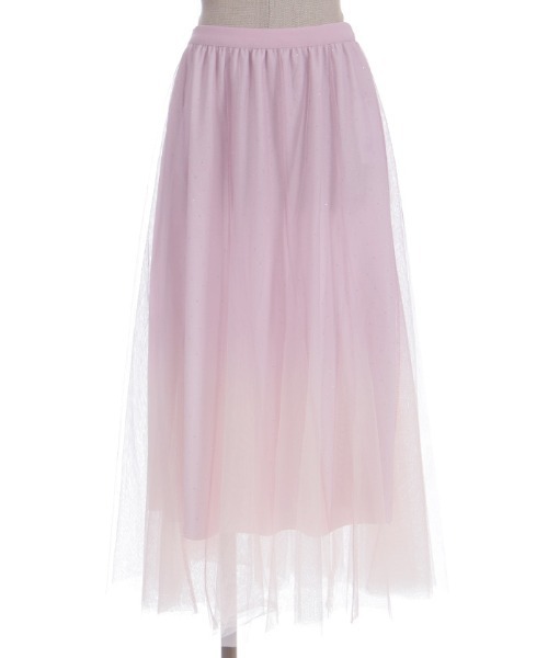 axes femme(アクシーズファム)の「チュールラメスカート(スカート・レディース・パープル/ネイビー/ブラック・FREE)」の7枚目の写真