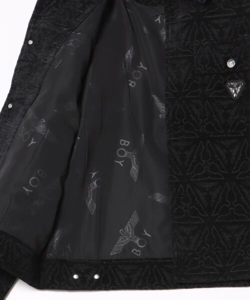 BOY LONDON(ボーイロンドン)の「【BOY LONDON】BOY VELVET JACQUARD JACKET BLACK(ブルゾン・メンズ・ブラック・X-LARGE/LARGE/MEDIUM)」の12枚目の写真