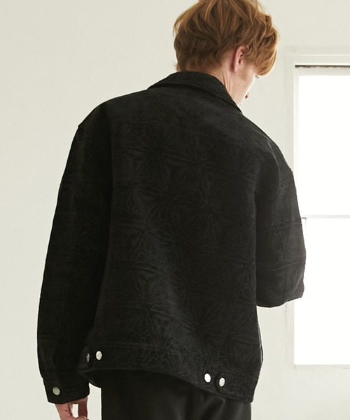 BOY LONDON(ボーイロンドン)の「【BOY LONDON】BOY VELVET JACQUARD JACKET BLACK(ブルゾン・メンズ・ブラック・X-LARGE/LARGE/MEDIUM)」の3枚目の写真