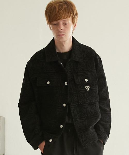 BOY LONDON(ボーイロンドン)の「【BOY LONDON】BOY VELVET JACQUARD JACKET BLACK(ブルゾン・メンズ・ブラック・X-LARGE/LARGE/MEDIUM)」の5枚目の写真