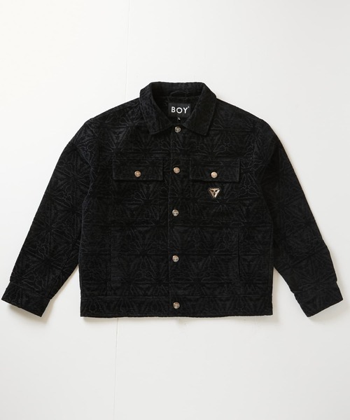 BOY LONDON(ボーイロンドン)の「【BOY LONDON】BOY VELVET JACQUARD JACKET BLACK(ブルゾン・メンズ・ブラック・X-LARGE/LARGE/MEDIUM)」の6枚目の写真