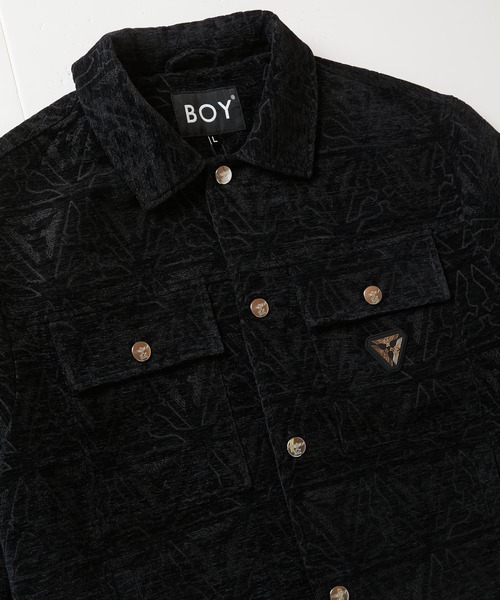 BOY LONDON(ボーイロンドン)の「【BOY LONDON】BOY VELVET JACQUARD JACKET BLACK(ブルゾン・メンズ・ブラック・X-LARGE/LARGE/MEDIUM)」の8枚目の写真