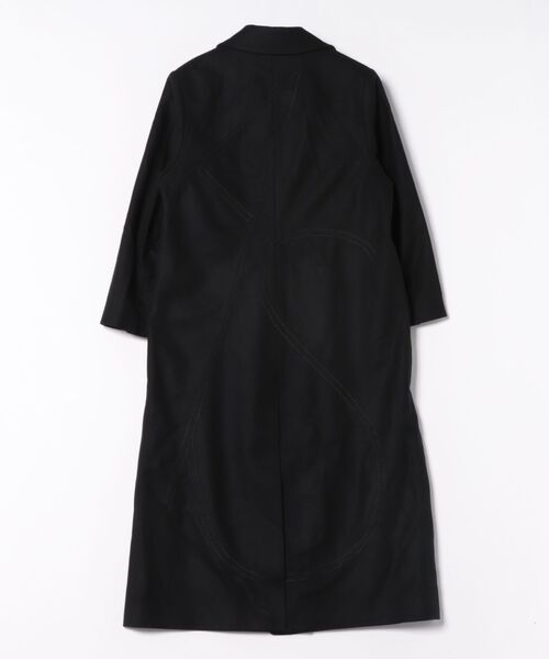 CLANE 黒 ダブルブレスト チェスターコート セール】NELLIE DOUBLE BREASTED COAT | NELLIE ダブル ブレスト