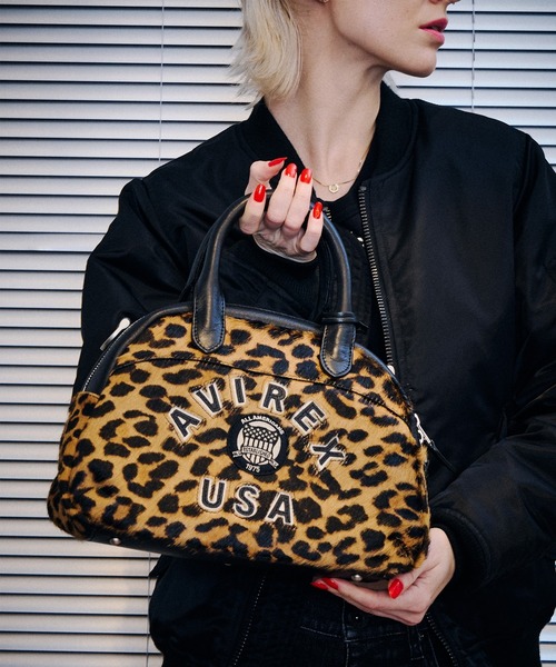 直営店限定》LX VARSITY LEATHER MINI BOSTON BAG（ボストンバッグ