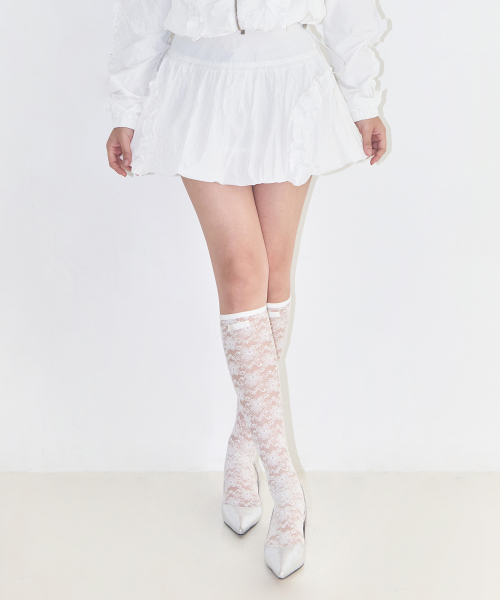 ILLIGO（イリゴ）の「フリルドットバルーンスカートホワイト（スカート・レディース・その他・SMALL/MEDIUM）」の2枚目の写真