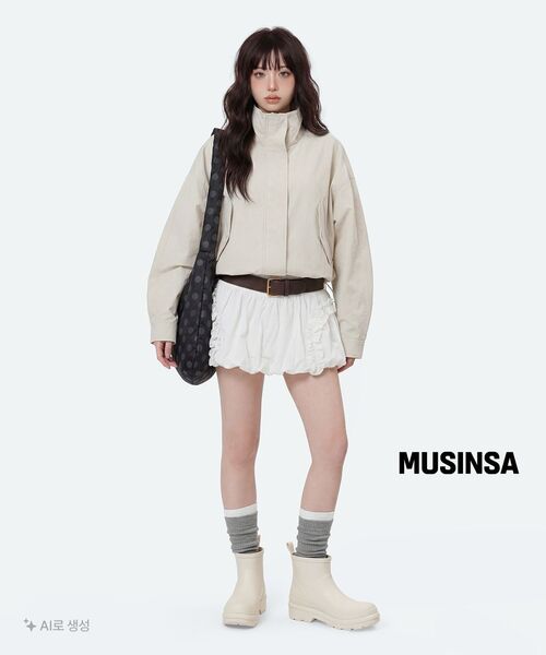 ILLIGO（イリゴ）の「フリルドットバルーンスカートホワイト（スカート・レディース・その他・SMALL/MEDIUM）」の6枚目の写真