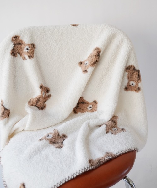 Port（ポート）の「【 Port / ポート 】 フラッフィーボア 3WAY 2重ひざ掛け / ブランケット（ブランケット・レディース・B/A/C・FREE）」の6枚目の写真