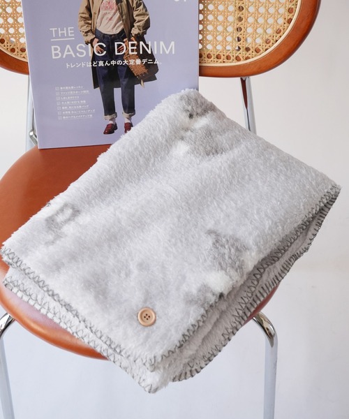 Port（ポート）の「【 Port / ポート 】 フラッフィーボア 3WAY 2重ひざ掛け / ブランケット（ブランケット・レディース・B/A/C・FREE）」の8枚目の写真