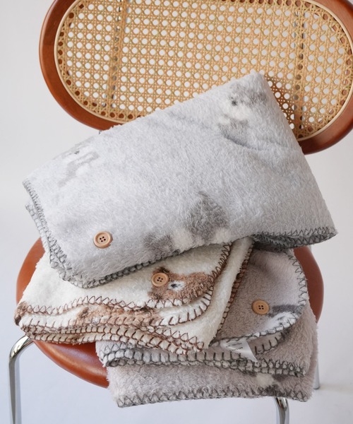 Port（ポート）の「【 Port / ポート 】 フラッフィーボア 3WAY 2重ひざ掛け / ブランケット（ブランケット・レディース・B/A/C・FREE）」の10枚目の写真