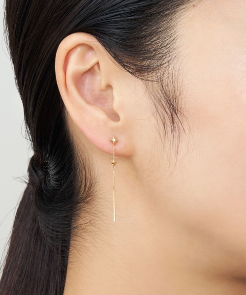 VENDOME AOYAMA(ヴァンドーム青山)の「K18YG ダイヤモンド ピアス(ピアス(両耳用)・レディース・イエローゴールド・ONE SIZE)」の8枚目の写真