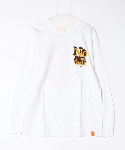 ROSE BUD(ローズバッド)の「Tony Taizsun No More War LS Tee(Tシャツ/カットソー・レディース・ブラック/ホワイト・M/L/XL)」の2枚目の写真