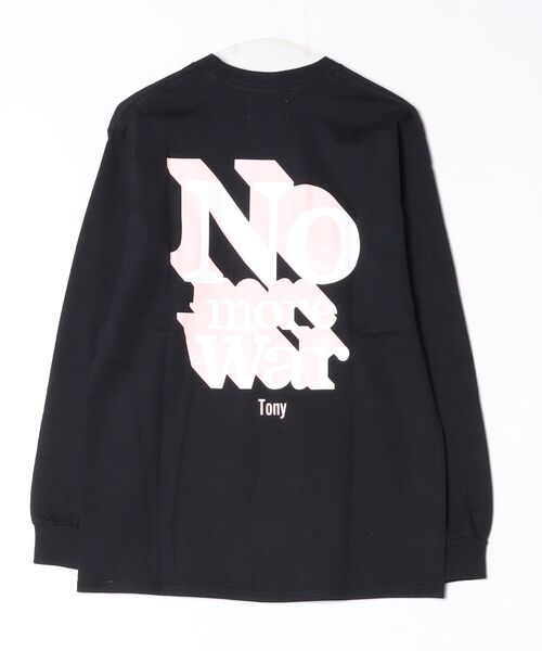 ROSE BUD(ローズバッド)の「Tony Taizsun No More War LS Tee(Tシャツ/カットソー・レディース・ブラック/ホワイト・M/L/XL)」の3枚目の写真