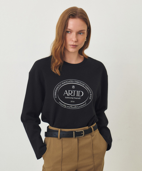 ARTID(アルティーダ)の「サークルロゴ長袖Tシャツ_BLACK(Tシャツ/カットソー・レディース・ブラック・FREE)」の2枚目の写真