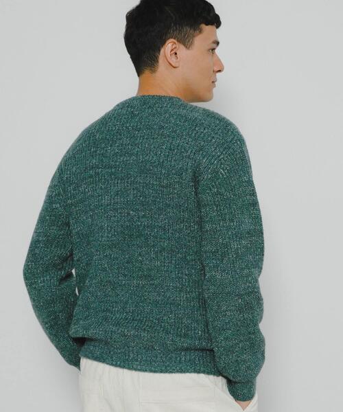 URBAN RESEARCH Sonny Label（アーバンリサーチサニーレーベル）の「ミックスカラーニットプルオーバー（ニット/セーター・メンズ・ピンク系その他/カーキ/ブラウン系その他/グリーン系その他・MEDIUM/LARGE）」の15枚目の写真