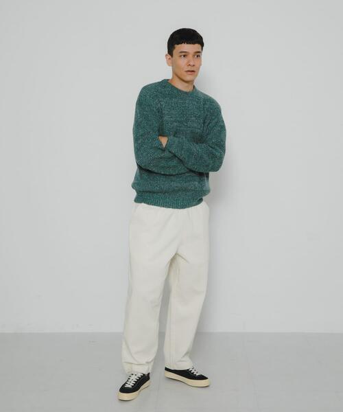 URBAN RESEARCH Sonny Label（アーバンリサーチサニーレーベル）の「ミックスカラーニットプルオーバー（ニット/セーター・メンズ・ピンク系その他/カーキ/ブラウン系その他/グリーン系その他・MEDIUM/LARGE）」の19枚目の写真