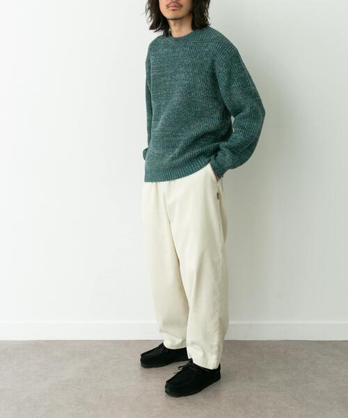 URBAN RESEARCH Sonny Label（アーバンリサーチサニーレーベル）の「ミックスカラーニットプルオーバー（ニット/セーター・メンズ・ピンク系その他/カーキ/ブラウン系その他/グリーン系その他・MEDIUM/LARGE）」の21枚目の写真