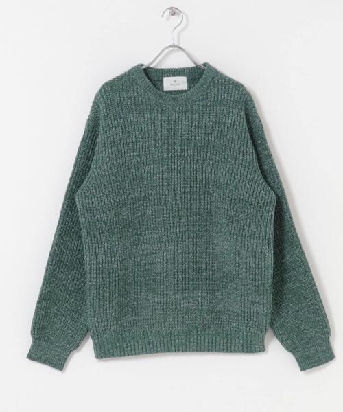 URBAN RESEARCH Sonny Label（アーバンリサーチサニーレーベル）の「ミックスカラーニットプルオーバー（ニット/セーター・メンズ・ピンク系その他/カーキ/ブラウン系その他/グリーン系その他・MEDIUM/LARGE）」の22枚目の写真