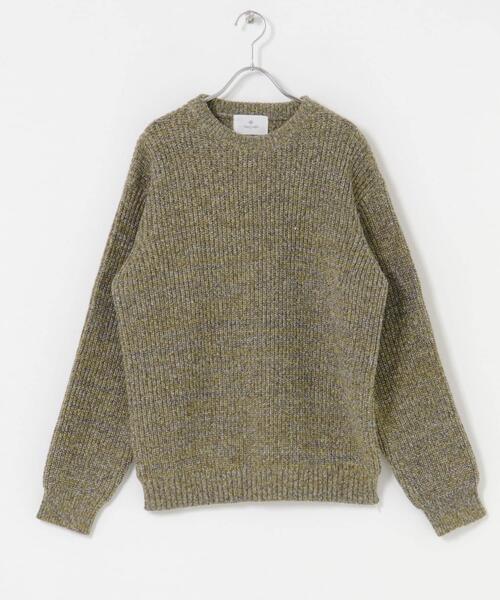 URBAN RESEARCH Sonny Label（アーバンリサーチサニーレーベル）の「ミックスカラーニットプルオーバー（ニット/セーター・メンズ・ピンク系その他/カーキ/ブラウン系その他/グリーン系その他・MEDIUM/LARGE）」の11枚目の写真