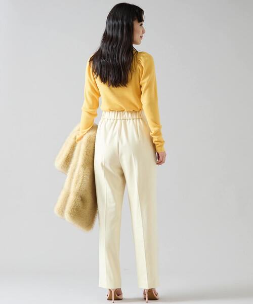 Tiara(ティアラ)の「2タックパンツ(その他パンツ・レディース・イエロー/ベージュ/ブラック・2/3/4)」の13枚目の写真