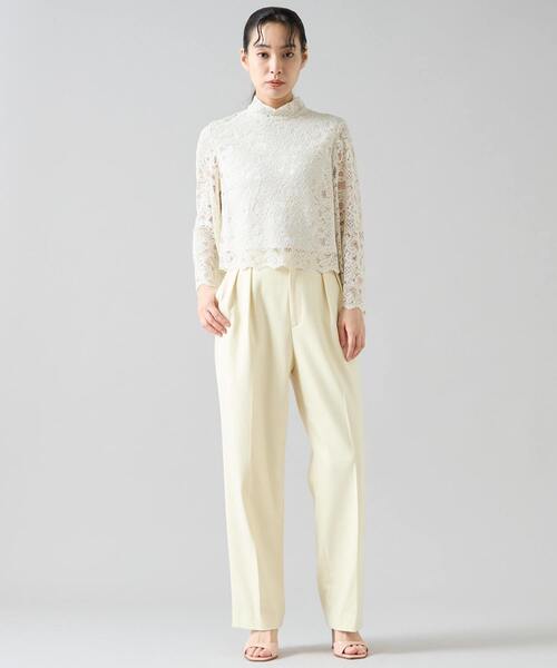 Tiara(ティアラ)の「2タックパンツ(その他パンツ・レディース・イエロー/ベージュ/ブラック・2/3/4)」の18枚目の写真