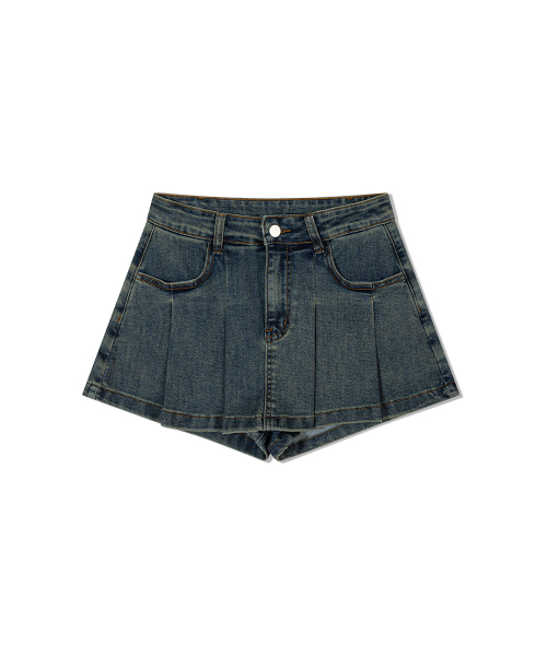 MOAA(モア)の「キュロットデニムミニスカート (JEAN BLUE)(スカート・レディース・その他・SMALL/MEDIUM)」の2枚目の写真