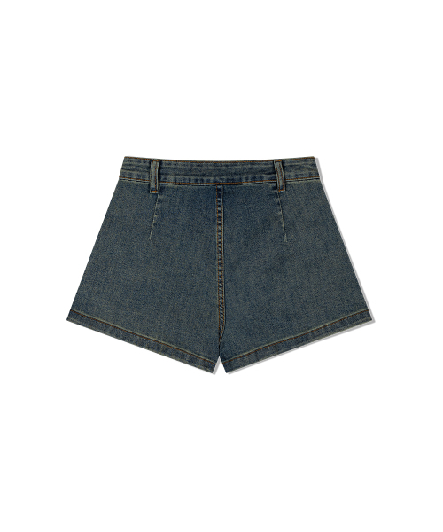MOAA(モア)の「キュロットデニムミニスカート (JEAN BLUE)(スカート・レディース・その他・SMALL/MEDIUM)」の3枚目の写真