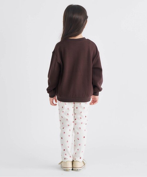 apres les cours(アプレレクール)の「【WEB限定/あったか】裏シャギーアソートトレーナー_ジュニア対応(スウェット・キッズ・ラベンダー/ブラウン/ピンク/サックスブルー・80/90/100/110/120/130/140)」の6枚目の写真