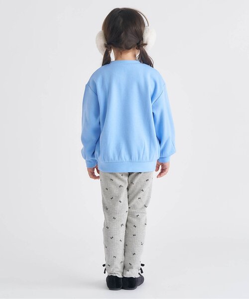 apres les cours(アプレレクール)の「【WEB限定/あったか】裏シャギーアソートトレーナー_ジュニア対応(スウェット・キッズ・ラベンダー/ブラウン/ピンク/サックスブルー・80/90/100/110/120/130/140)」の10枚目の写真