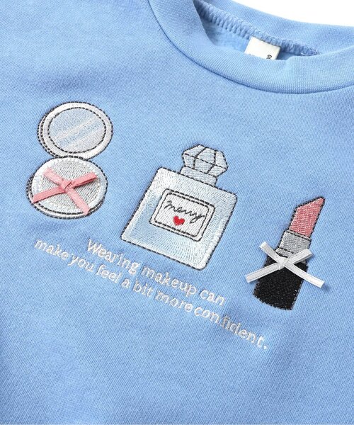 apres les cours(アプレレクール)の「【WEB限定/あったか】裏シャギーアソートトレーナー_ジュニア対応(スウェット・キッズ・ラベンダー/ブラウン/ピンク/サックスブルー・80/90/100/110/120/130/140)」の21枚目の写真