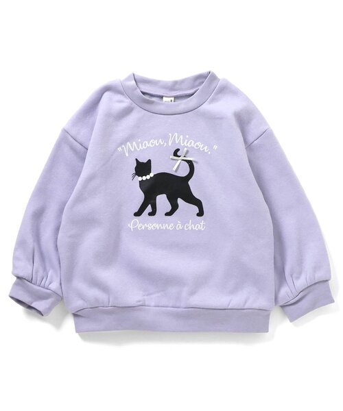 apres les cours(アプレレクール)の「【WEB限定/あったか】裏シャギーアソートトレーナー_ジュニア対応(スウェット・キッズ・ラベンダー/ブラウン/ピンク/サックスブルー・80/90/100/110/120/130/140)」の22枚目の写真