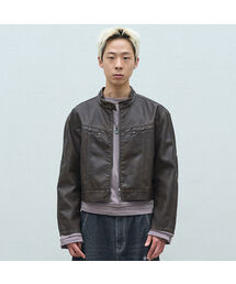 ジャケット・アウター SUPERSUB Leather Jumper musinsa MUSINSA｜ムシンサのジャケット/アウター通販 - ZOZOTOWN