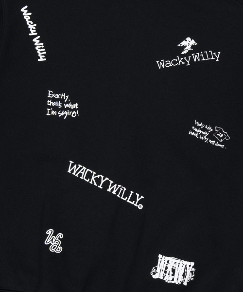 Wacky WiLLy(ワッキーウィリー)の「キキオールオーバーグラフィティフードジップアップブラック(パーカー・レディース・その他・SMALL/MEDIUM/LARGE/X-LARGE)」の8枚目の写真
