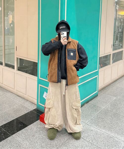 XTONZ(エクストーンズ)の「XP313 チェスナットバルーンコーデュロイパンツ (ベージュ)(その他パンツ・レディース・その他・MEDIUM/LARGE)」の4枚目の写真