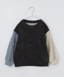 THE SHOP TK | 【110-160】ベロアモールプルオーバー(Tシャツ/カットソー)
